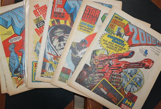 2000AD comics - IPC magazines Ltd/Fleetway, programmes no.4 - no.1312 (1977-2002), plus some later issues and numerous duplicates 7 box
